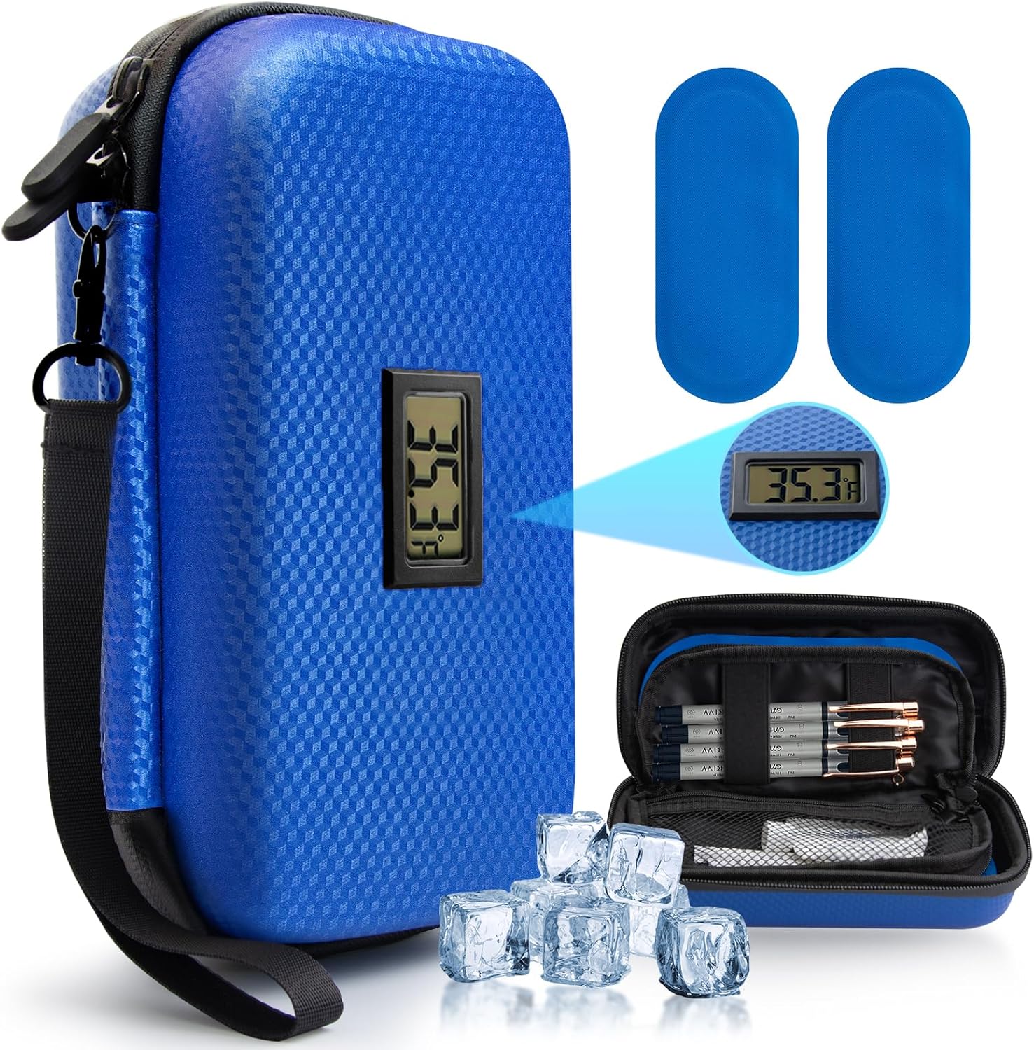 Peptide Travel Case with Digital Temp