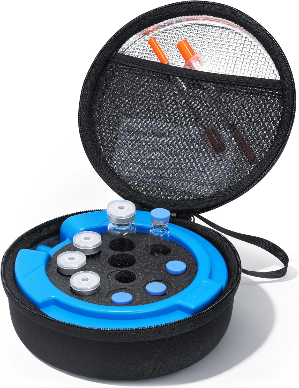 Peptide Travel Case Disc with Ice